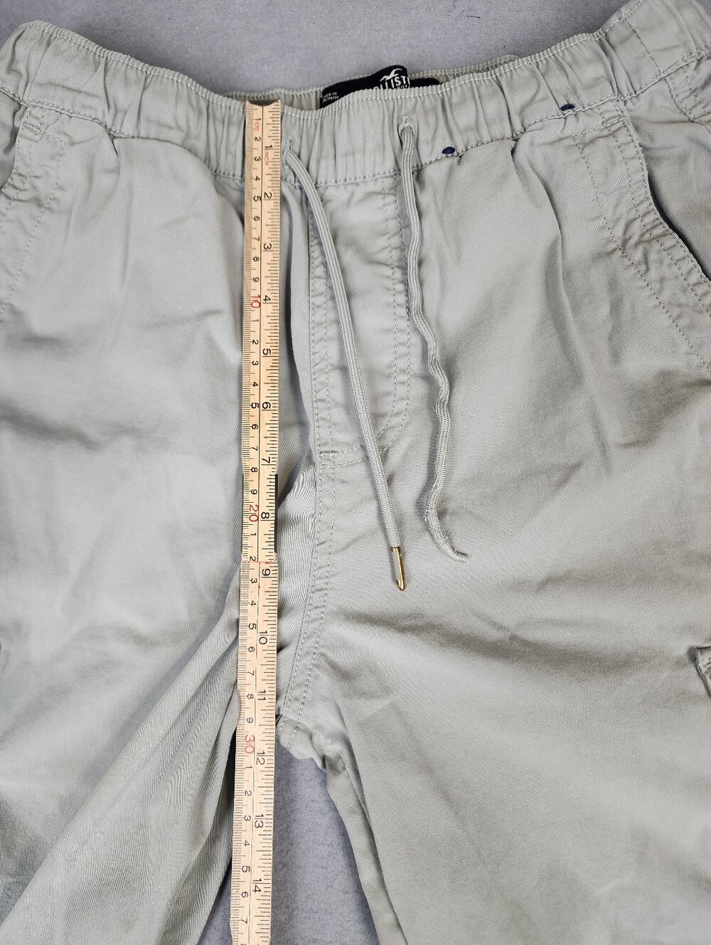 Hollister Y2K Parachute Cargo Pants XS Retro Utility Style Pull On Elastic - Picture 12 of 14